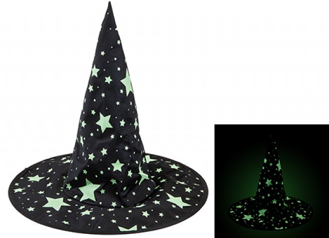 GLOW IN THE DARK WITCH HAT