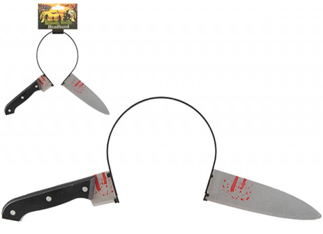 HALLOWEEN BLOODY KNIFE HEADBAND