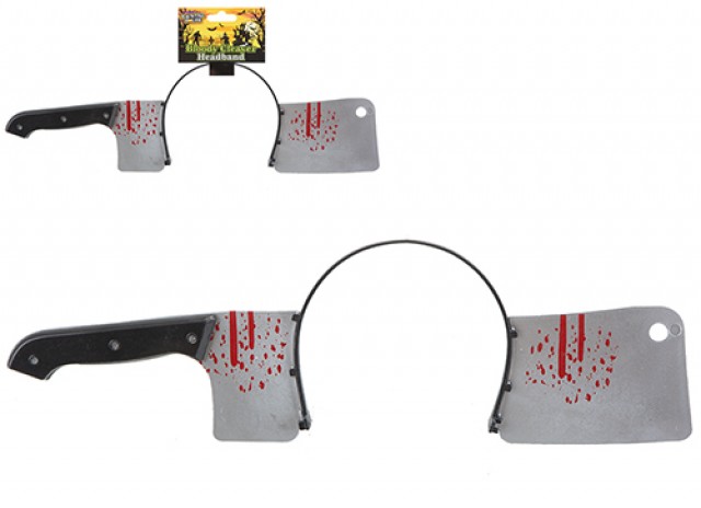 HALLOWEEN BLOODY CLEAVER HEADBAND