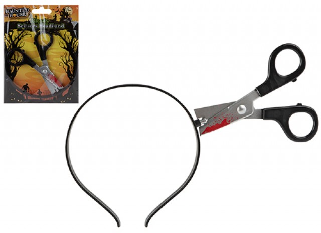 HALLOWEEN BLOODY SCISSORS HEADBAND