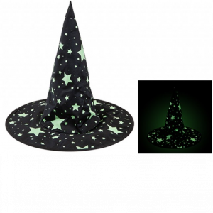 GLOW IN THE DARK WITCH HAT