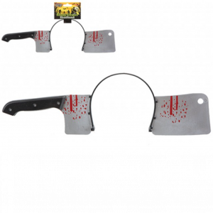 HALLOWEEN BLOODY CLEAVER HEADBAND